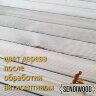 Деревянная лавка для садовых качелей